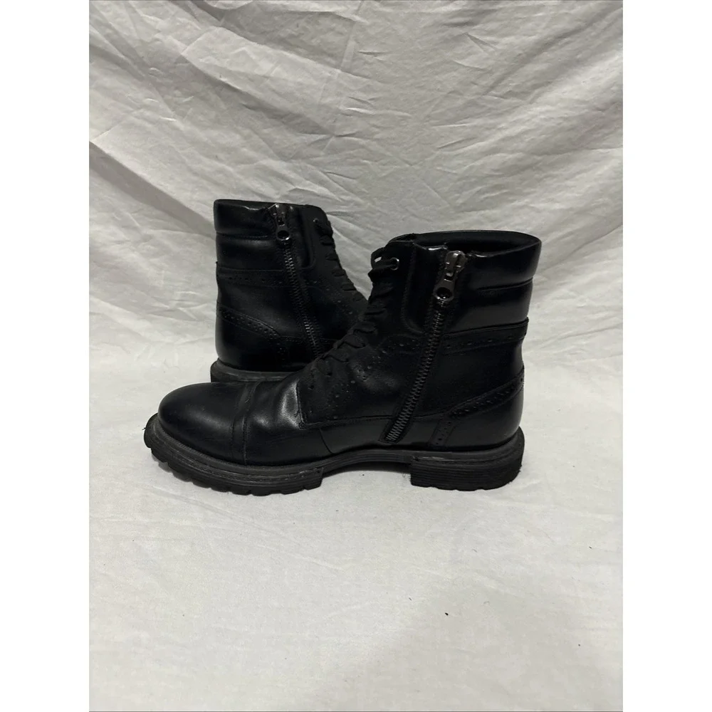 INC International Tull Cap-Toe Boots Shoes‎ BLACK  Shoes SZ 10